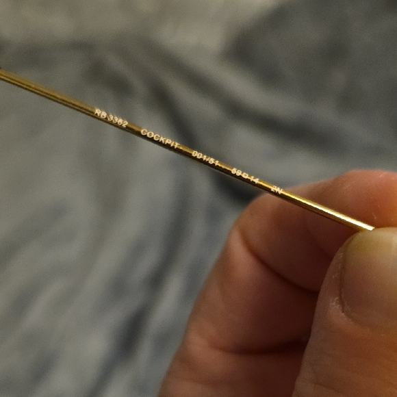 Ray-Ban Classic Gold Frame Sunglasses - Picture 6 of 7